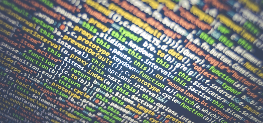 multi-colored computer code