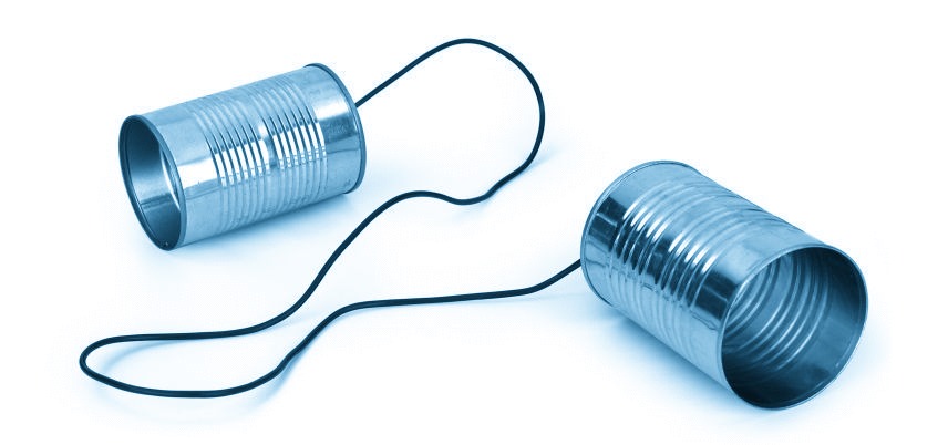 tin can 'telephone'
