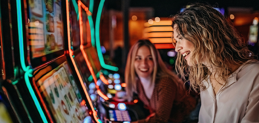 women playing game