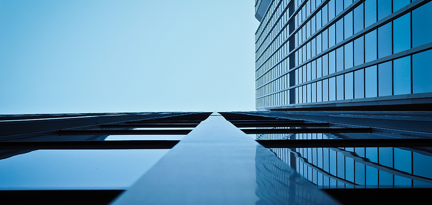 Exterior of office building.