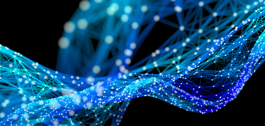 blue digital graphic