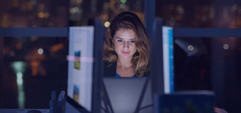 Woman on laptop