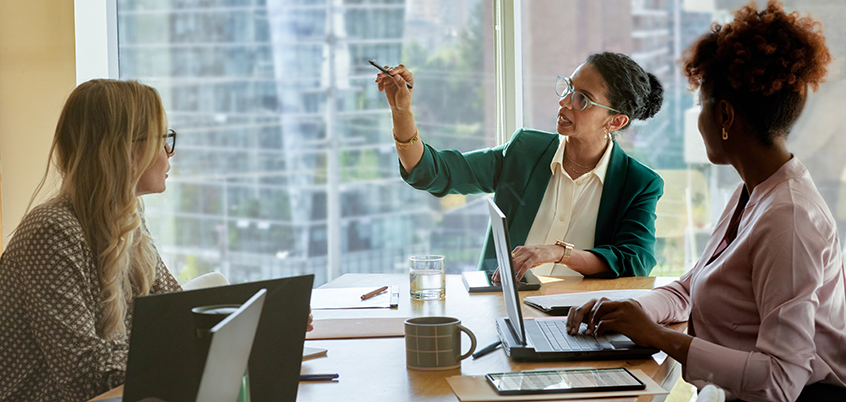 3 Women Working
