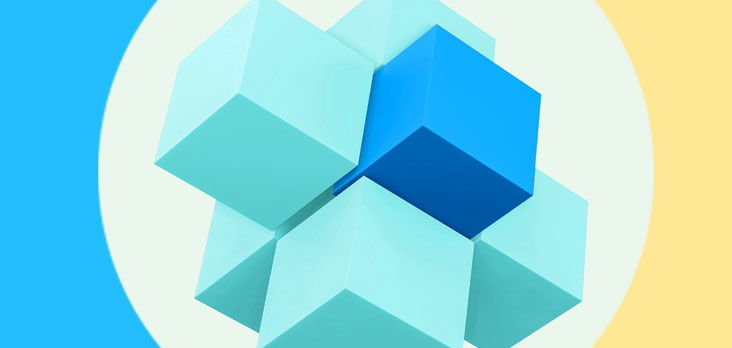 Multi-colored blocks
