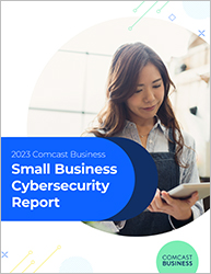 woman on ipad at small business