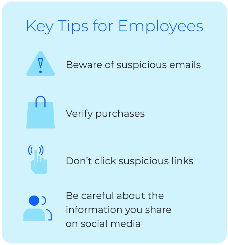 Graphic - Tips for Employees