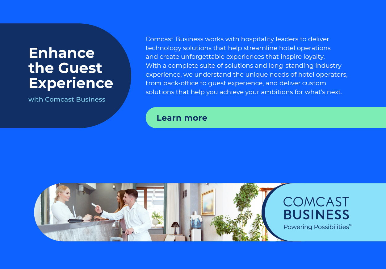 Hospitality infographic CTA