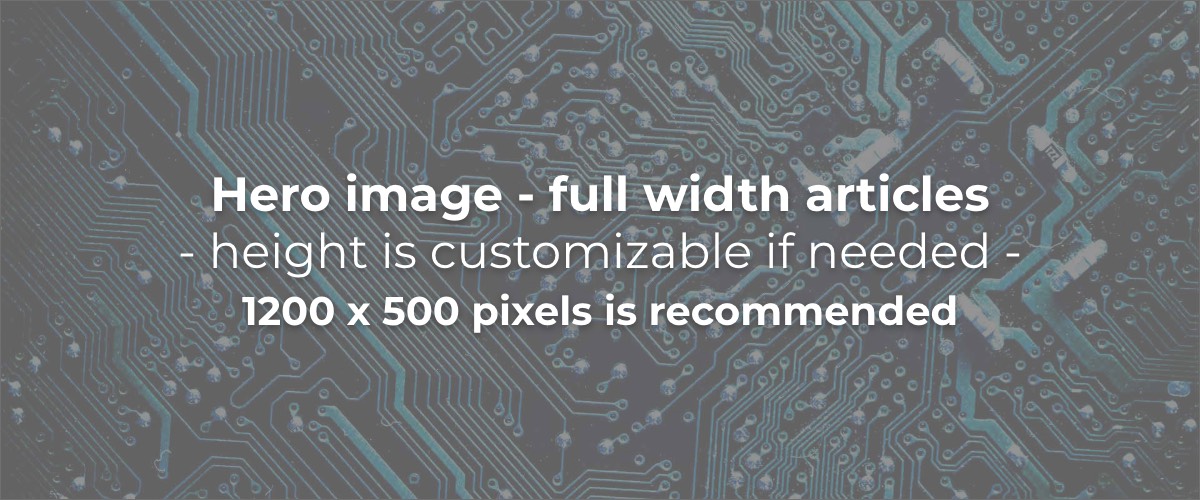 Hero full width example