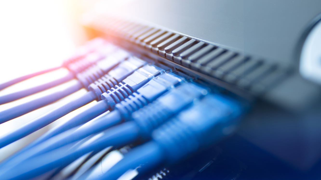 close up image of ethernet wires